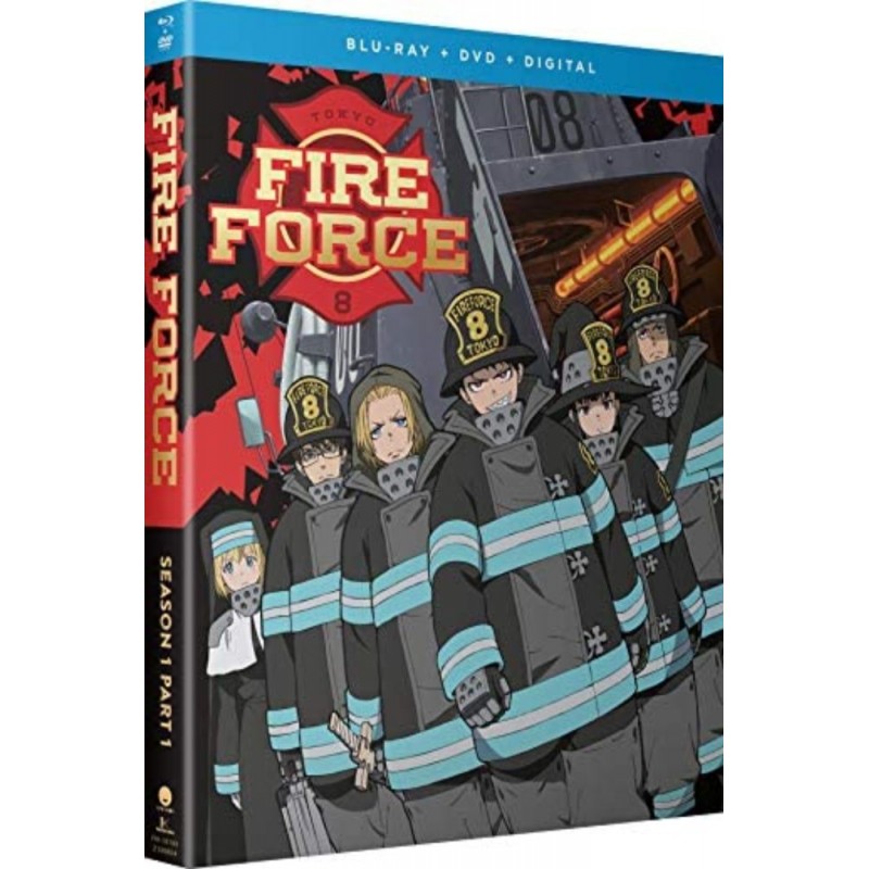 Fire Force Season 1 Part 1 Blu-Ray + DVD